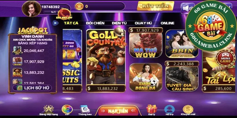 Nổ hũ 68 Game Bài