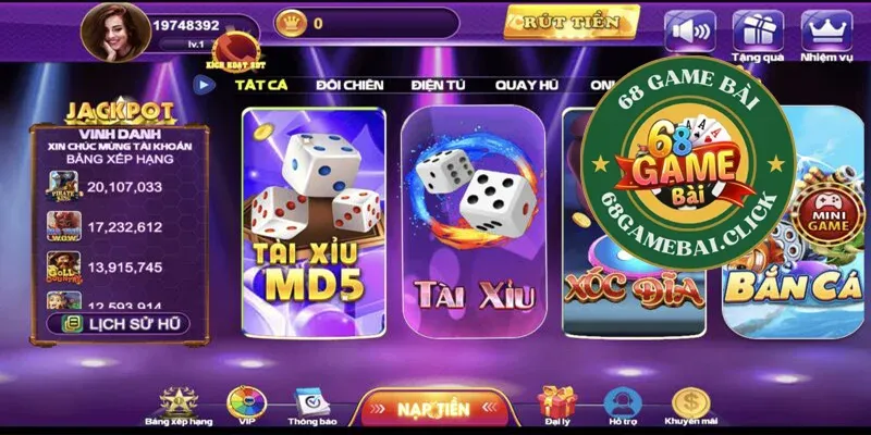 tài xỉu 68 game bài